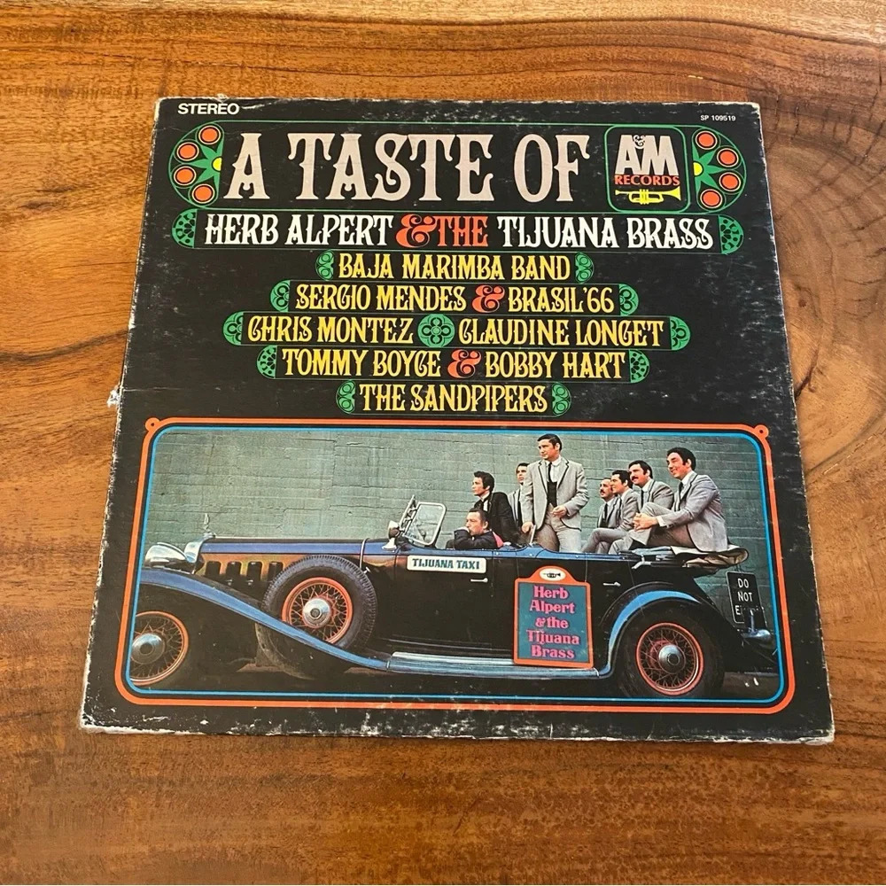 Old Vinyl Record Herb Alpert and The Tijuana Brass